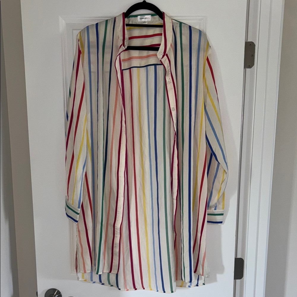Summersalt Colorful Striped Shirt